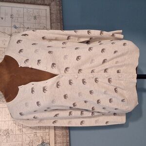 Bass Ladies Elephant Print Sweater